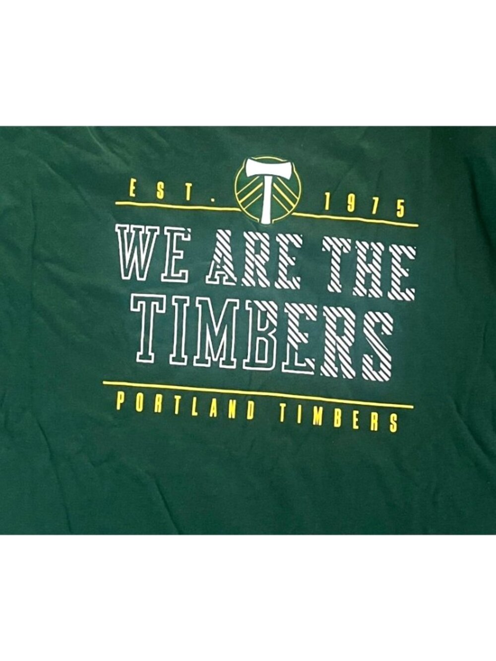 MLS Soccer Portland Timbers Men's 2XL Green T-Shirt - NEW with tags - Picture 2 of 4
